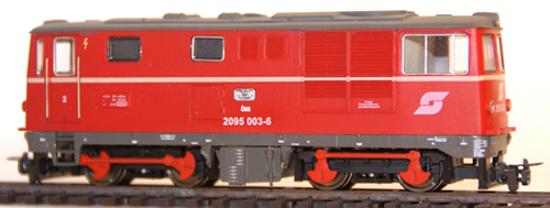 Ferro Train 205-503-A - Austrian ÖBB 2095.03 diesel loco, tr. red,  Zell/S